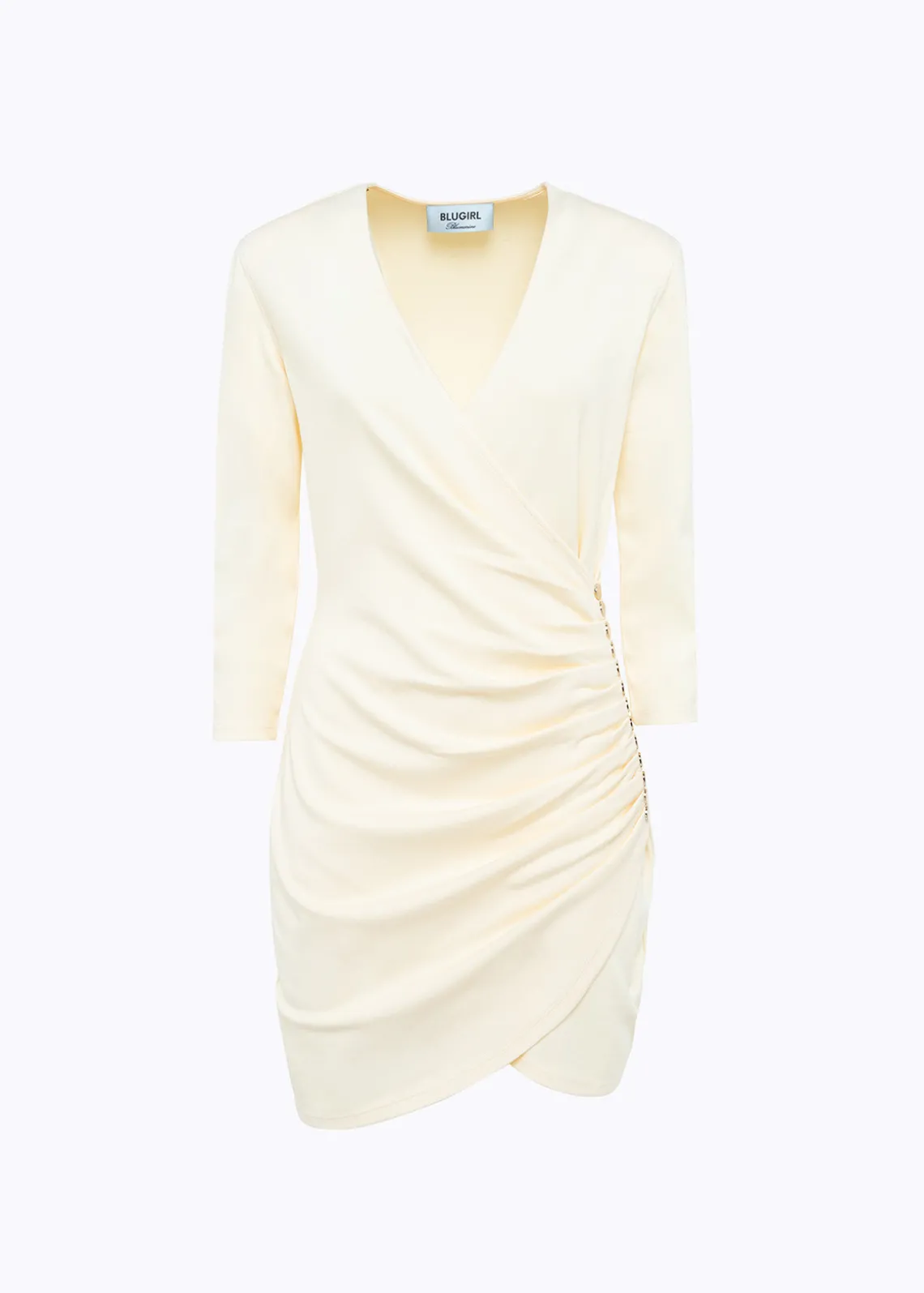 JERSEY DRESS WITH DRAPING