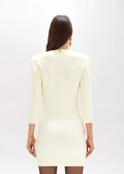 JERSEY DRESS WITH DRAPING