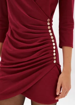 JERSEY DRESS WITH DRAPING