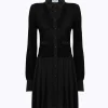 KNIT DRESS IN CREPE DE CHINE
