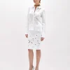 KNIT SHIRT WITH ROSE EMBROIDERY