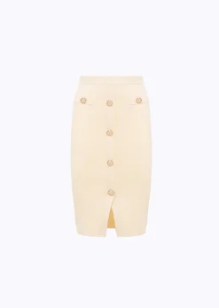 KNITTED MIDI SKIRT