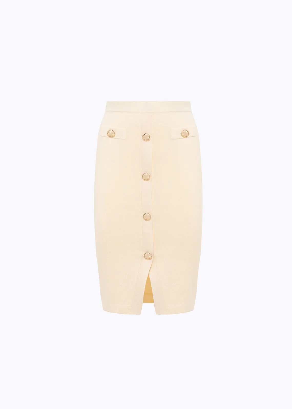KNITTED MIDI SKIRT