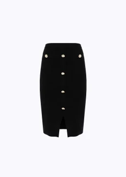 KNITTED MIDI SKIRT