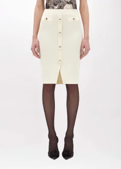 KNITTED MIDI SKIRT