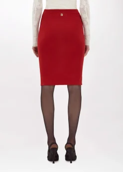 KNITTED MIDI SKIRT