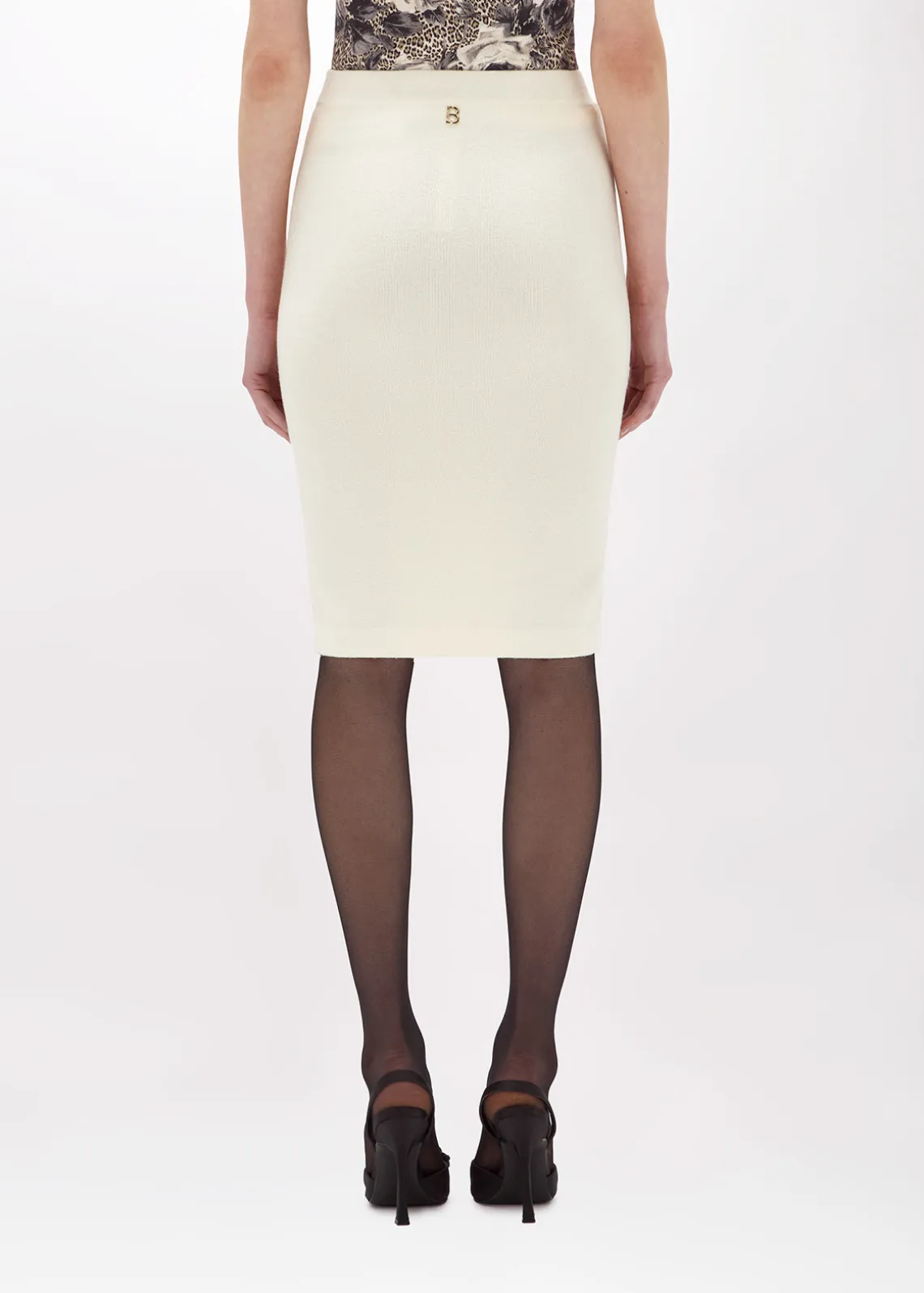 KNITTED MIDI SKIRT