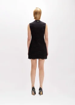 LACE DRESS AND TOP IN JERSEY WITH EMBROIDERY
