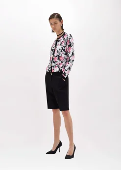 LIGHT CRÊPE BERMUDA SHORTS