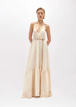 LONG DRESS IN TENCEL WITH PRINT