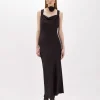 LONG MERMAID DRESS IN SATIN