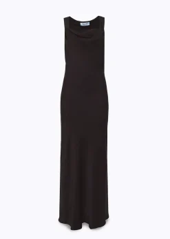 LONG MERMAID DRESS IN SATIN