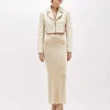 LUREX KNIT LONG SKIRT
