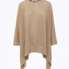 LUREX MESH KNIT PONCHO