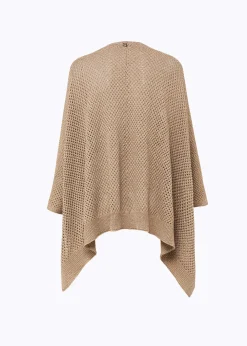 LUREX MESH KNIT PONCHO