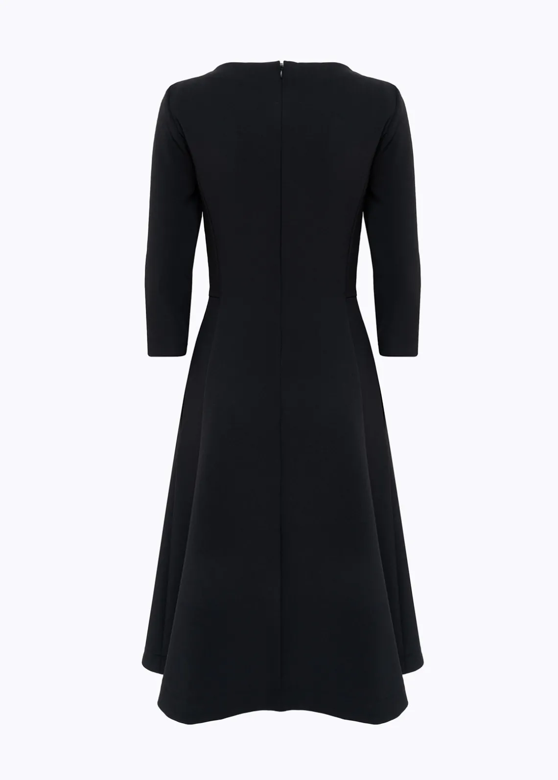MIDI DRESS IN STRETCH CRÊPE
