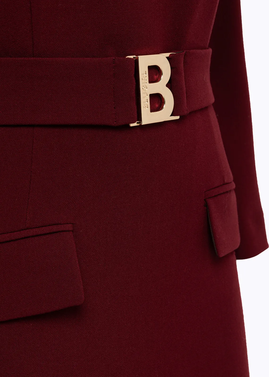 MIDI DRESS IN STRETCH WOOL CADY