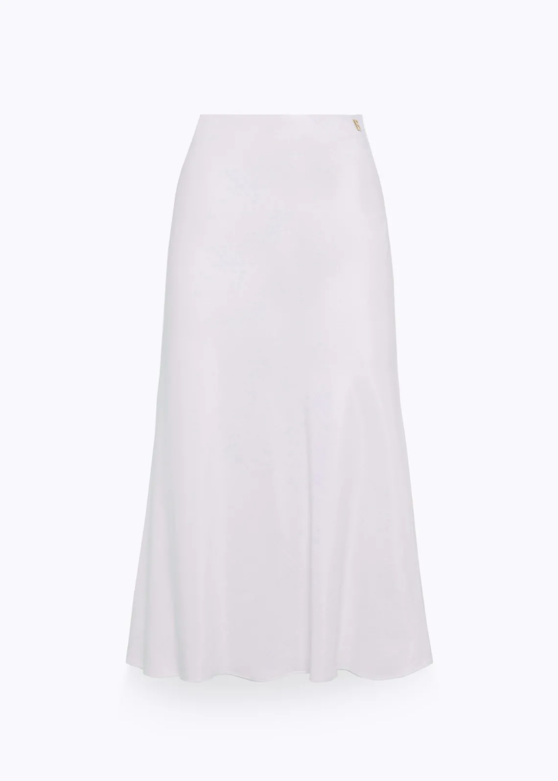 MIDI SKIRT IN LINEN BLEND