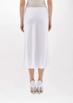MIDI SKIRT IN LINEN BLEND