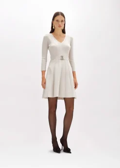 MINI DRESS IN STRETCH VISCOSE