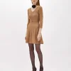 MINI DRESS IN STRETCH VISCOSE
