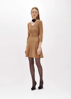 MINI DRESS IN STRETCH VISCOSE