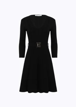 MINI DRESS IN STRETCH VISCOSE