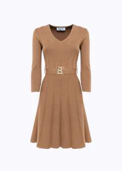 MINI DRESS IN STRETCH VISCOSE