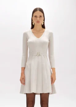 MINI DRESS IN STRETCH VISCOSE