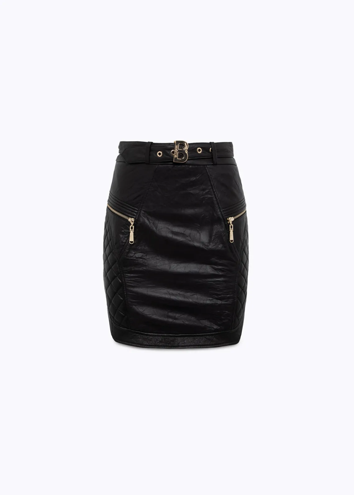MINI SKIRT IN LEATHER
