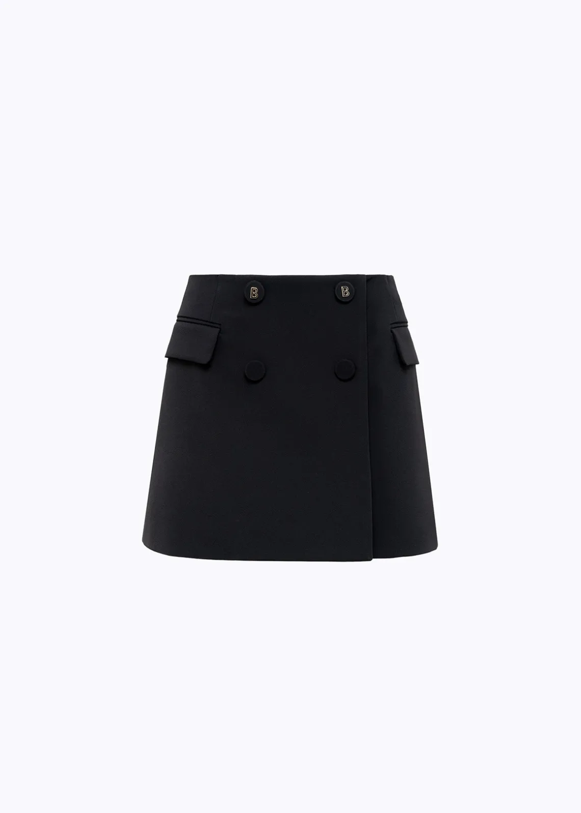 MINI SKIRT IN STRETCH CRÊPE