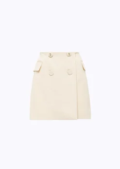 MINI SKIRT IN STRETCH CRÊPE