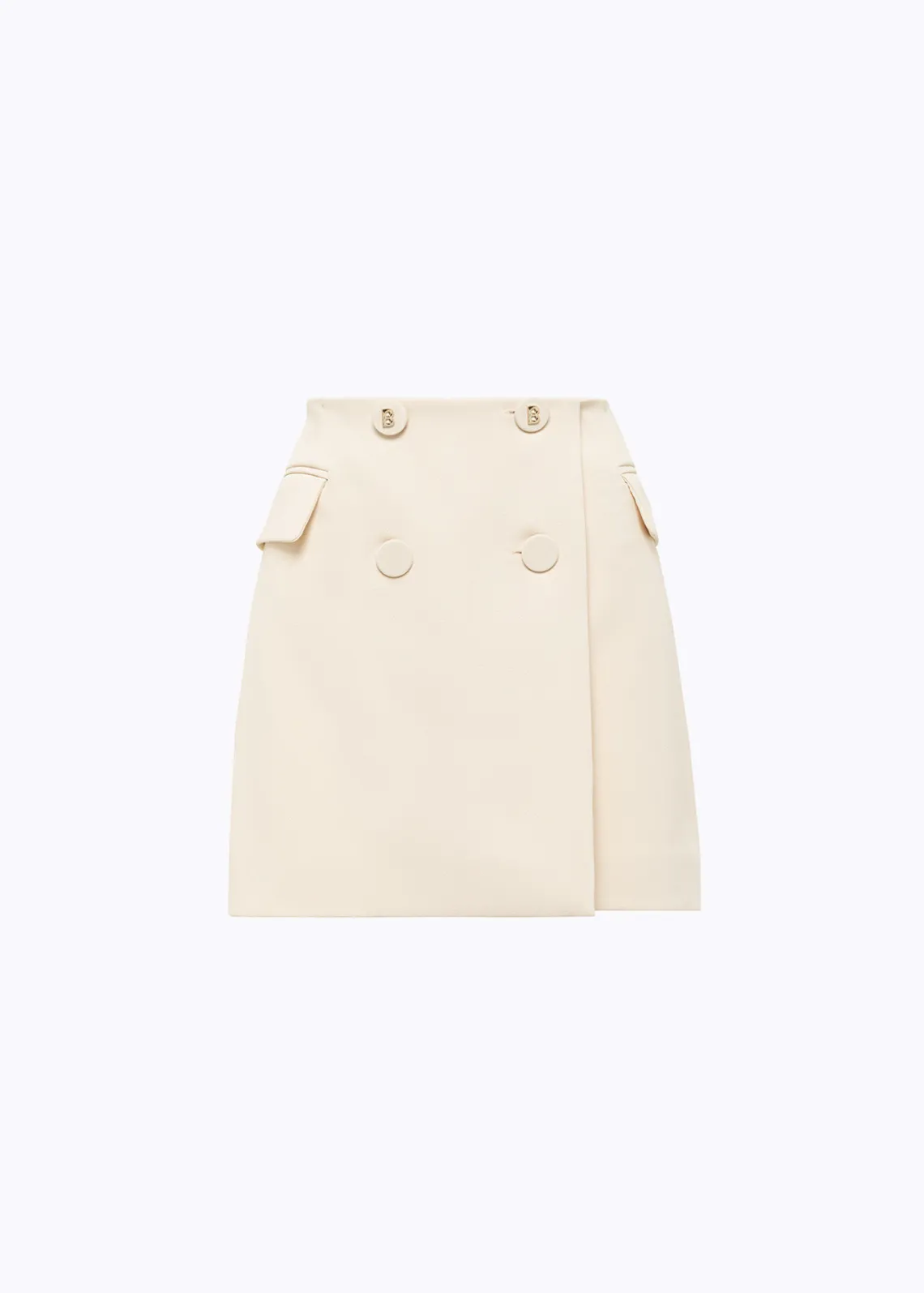 MINI SKIRT IN STRETCH CRÊPE