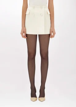 MINI SKIRT IN STRETCH CRÊPE