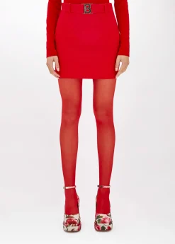 MINI SKIRT IN STRETCH CRÊPE
