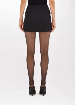 MINI SKIRT IN STRETCH CRÊPE
