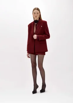 OVERSIZED BLAZER IN WOOL CADY