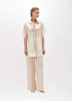 OVERSIZED TENCEL SHIRT
