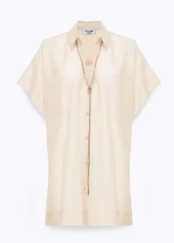 OVERSIZED TENCEL SHIRT