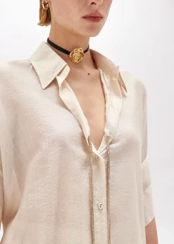 OVERSIZED TENCEL SHIRT