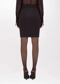 PENCIL SKIRT IN STRETCH CRÊPE