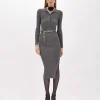 POLO MIDI DRESS WITH BELT