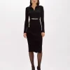 POLO MIDI DRESS WITH BELT