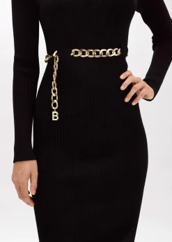 POLO MIDI DRESS WITH BELT