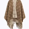 PONCHO WITH ALL-OVER LOGO