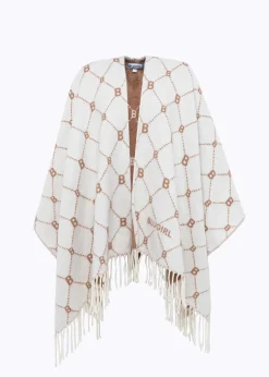 PONCHO WITH ALL-OVER LOGO
