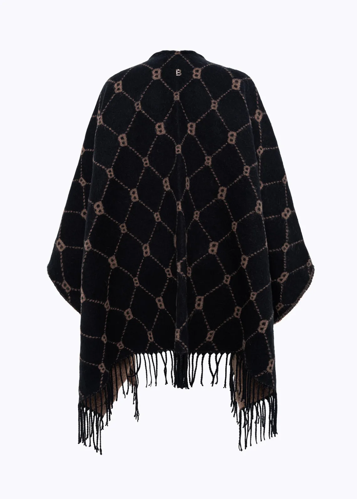 PONCHO WITH ALL-OVER LOGO