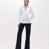 POPLIN SHIRT WITH CRYSTALS