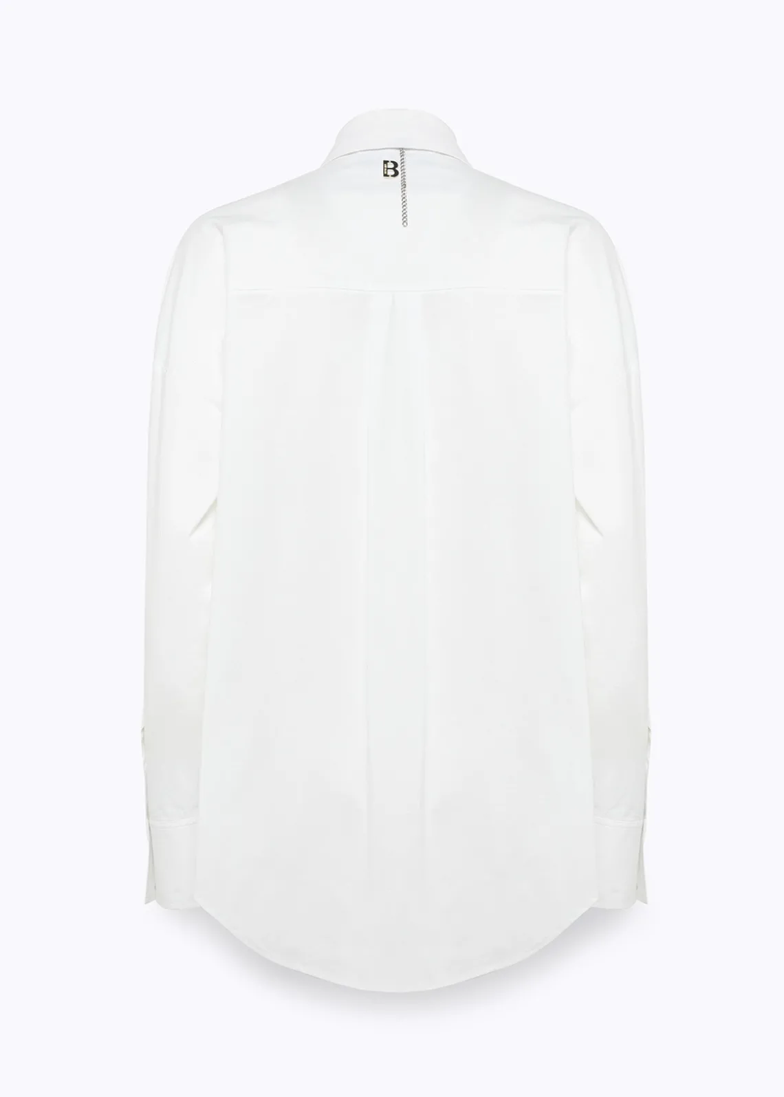 POPLIN SHIRT WITH NECKLACE