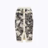 PRINTED KNIT MIDI SKIRT